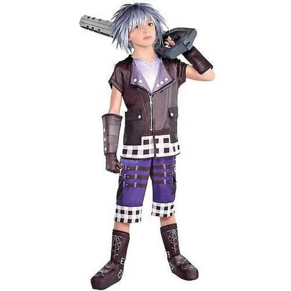 BRAND NEW boy youth kingdom hearts riku halloween cosplay costume size L 12-14